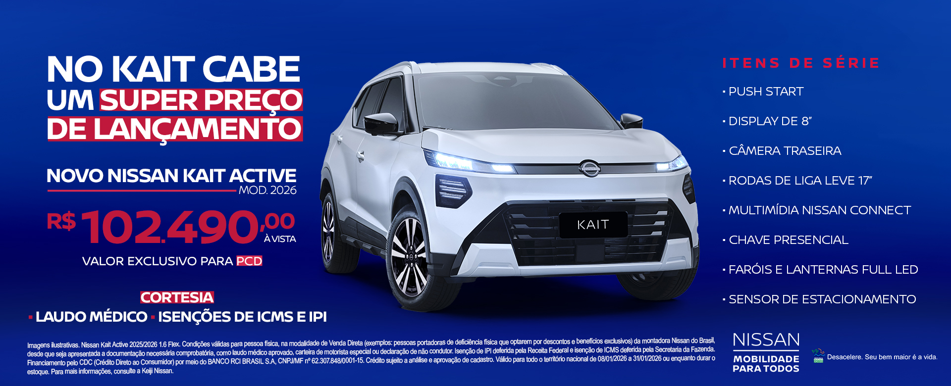 NOVO NISSAN KAIT | PCD