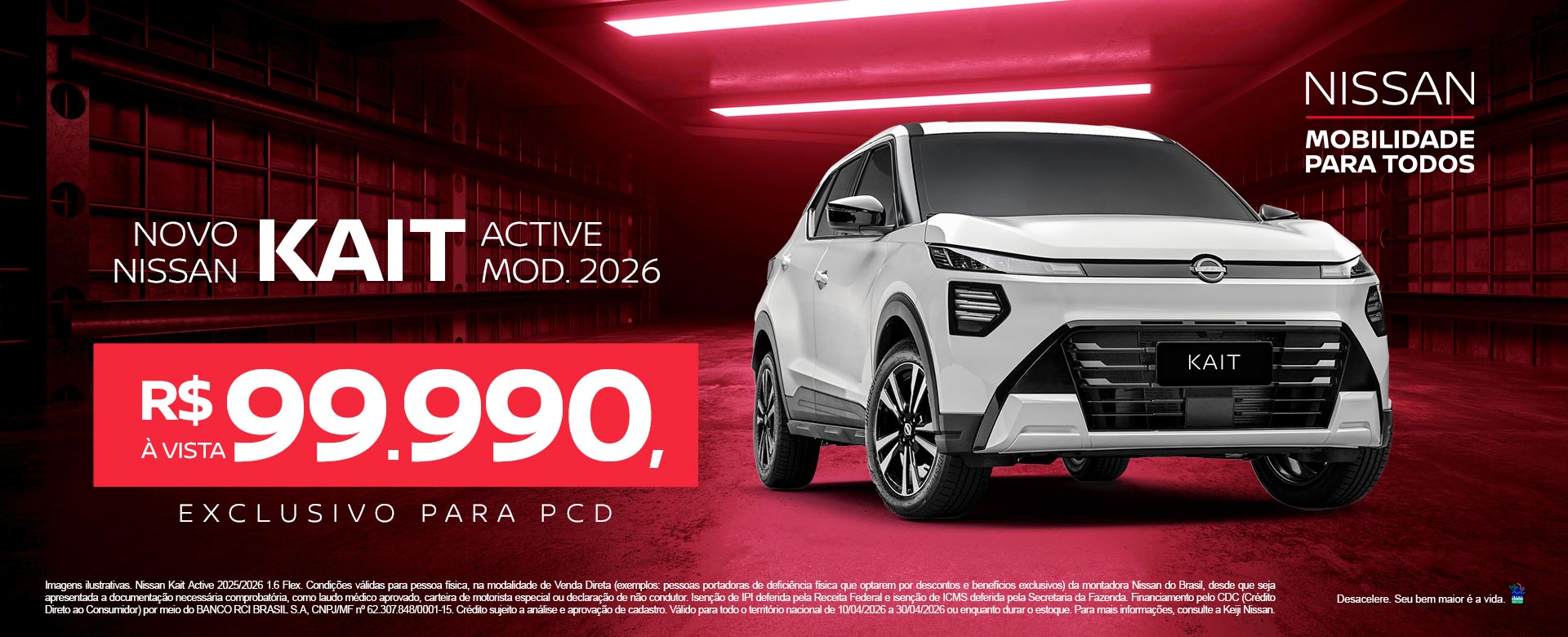 NOVO NISSAN KAIT PCD