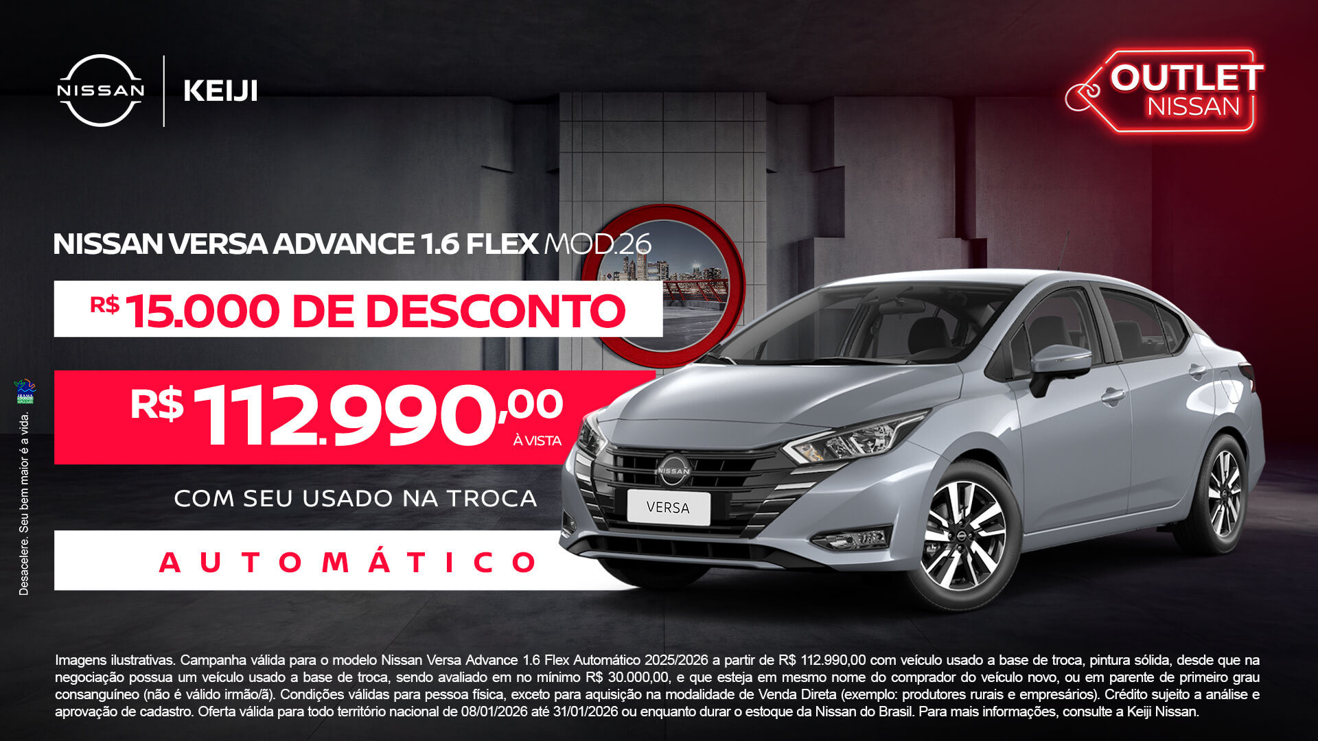 NOVO NISSAN VERSA